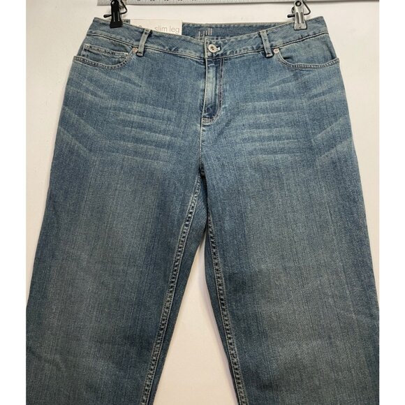 J Jill jeans womens 10 31 x 32 authentic fit slim leg stretch blue new - Picture 9 of 10